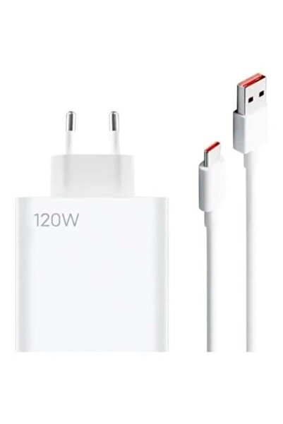 Shopi 120W Super Fast Gan Hypercharge Turbo Adapter With Cable (Eu Pin) Compatible For Mi 10 10T 11 11T 1