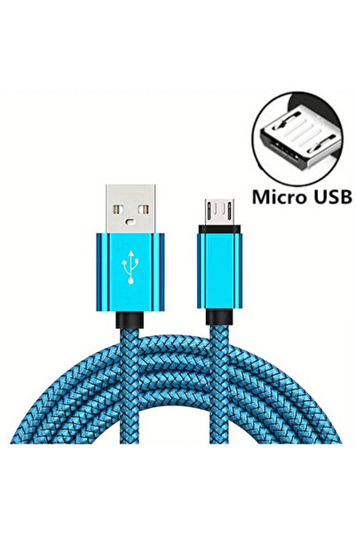 Choice 2M Blue Usb A Micro Cable Fast Charging Wire Mobile Phone Line Usb Adapter Cable Cord For ...