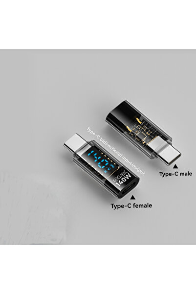 Choice Black C To C Nnbili Type C Power Meter Tester Pd140W Led Display Fast Charging Cable Adapter Usb4.0