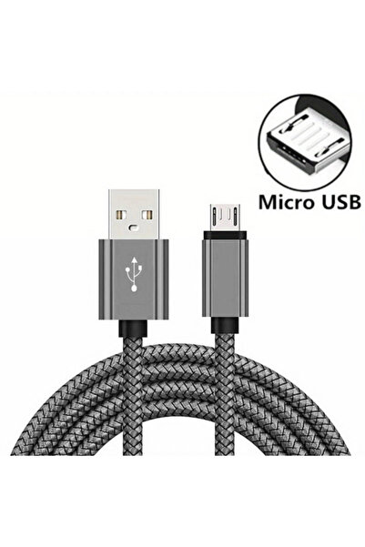Choice 1M Grey Usb A Micro Cable Fast Charging Wire Mobile Phone Line Usb Adapter Cable Cord For ...